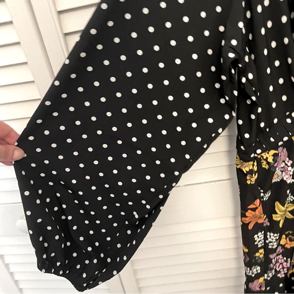 River Island mixed print dress size 14 New - Picture 3 of 4